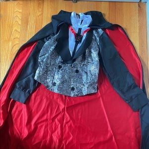 Dracula jacket+ cape Halloween costume
